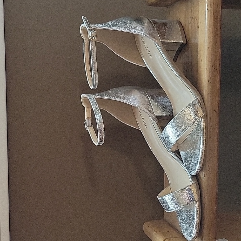 Silver heels